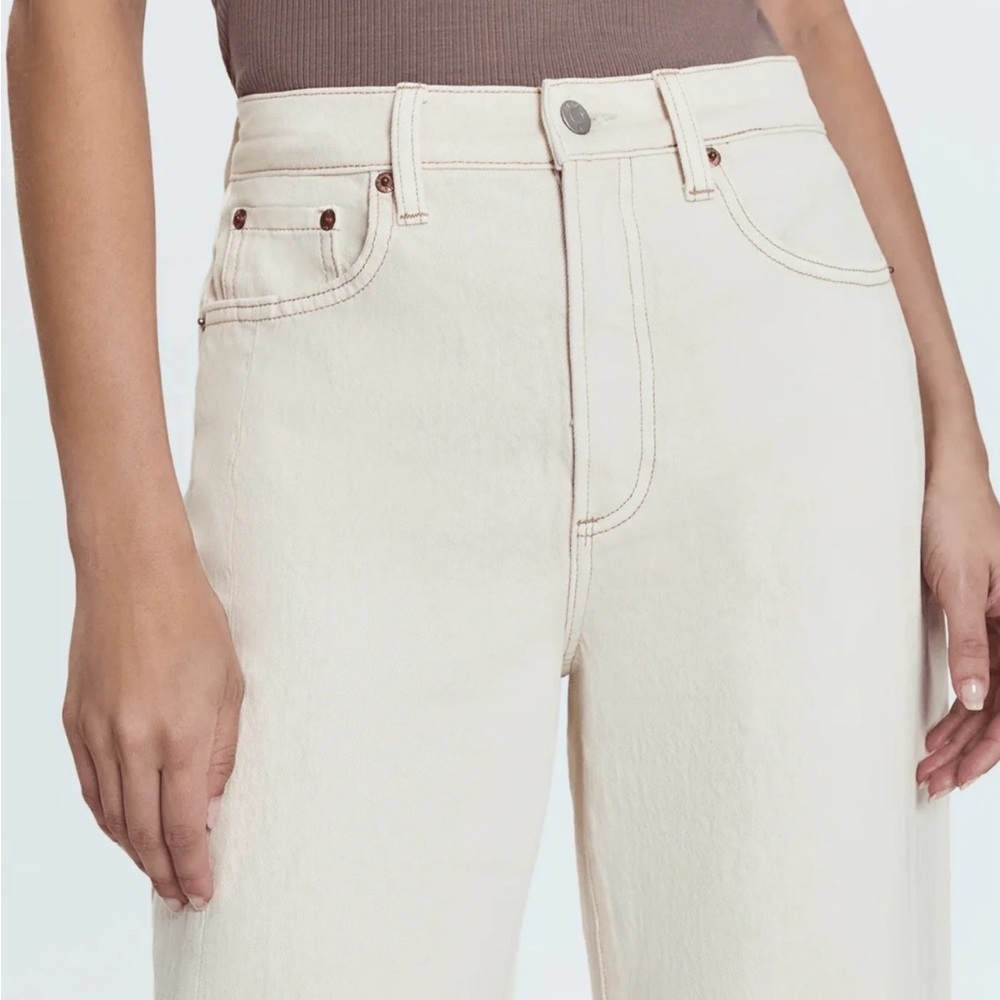 NWT Pistola Eli High Rise Arched Leg in Ecru - Picture 5 of 10